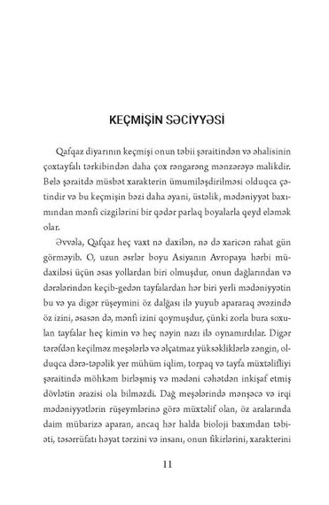 Qafqaz. Rus işi və tayfalararası məsələlər
