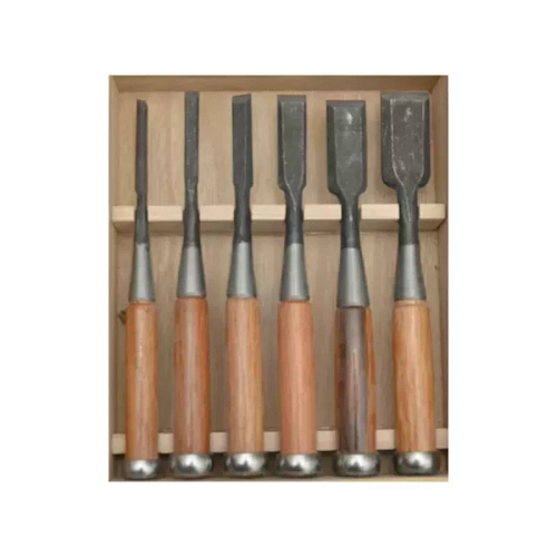 Комплект стамесок Fujikawa (Фудзикава) Shirogami 6, 9, 12, 18, 24, 30 мм Z.F-PRO-6