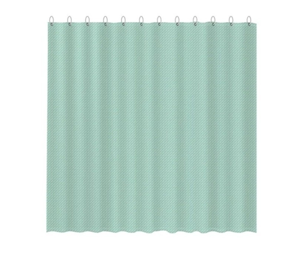 Шторка для ванной зеленая FX-3003F