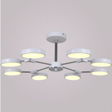 13246-4.3-08 Белый+Хром светильник потолочный