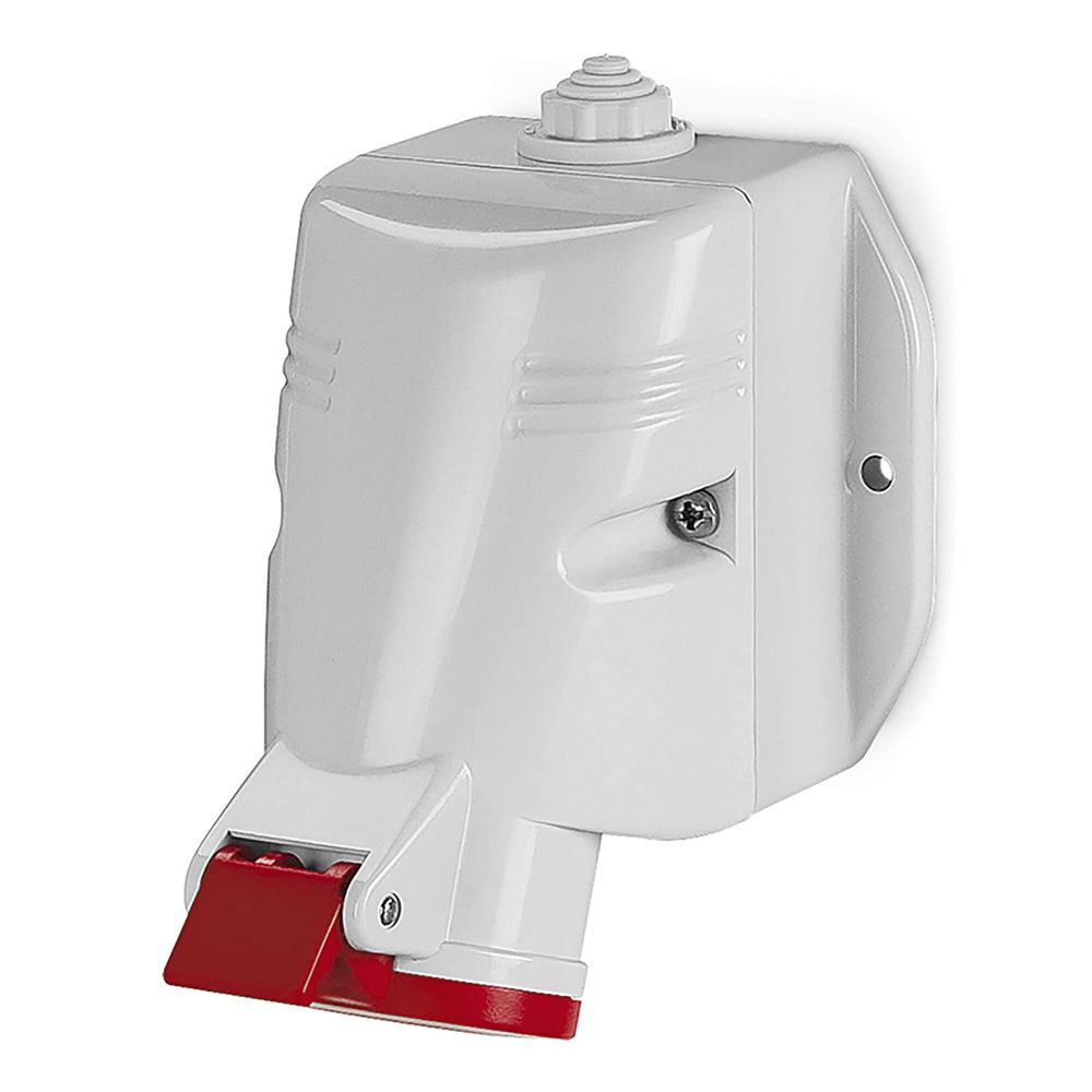 Розетка настенная с безвинтовыми клеммами IP44 16A 3P+E 400В
