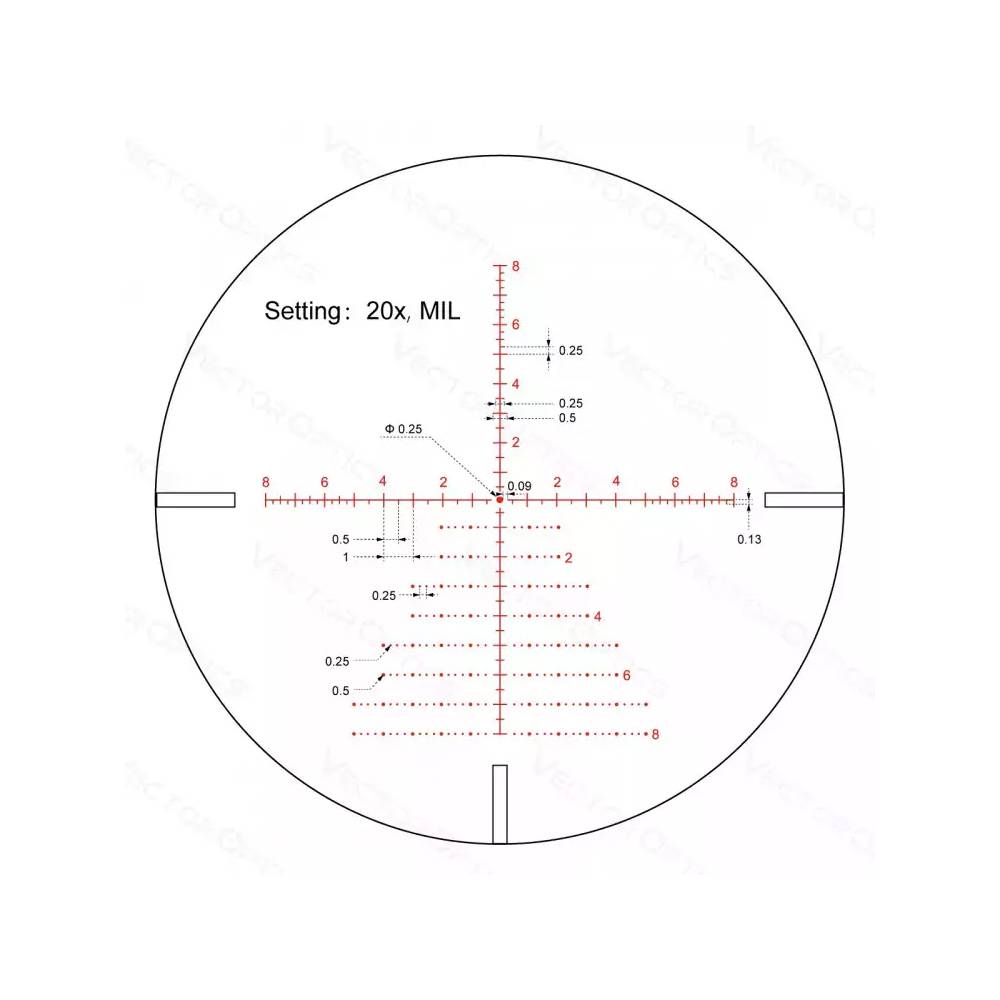 Оптический прицел Vector Optics 30мм SFP CONTINENTAL 4-24x50 Tactical ARI ( Сетка VCT-20A )