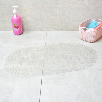 Коврик для ванной Галька 67*36см (прозрачный)