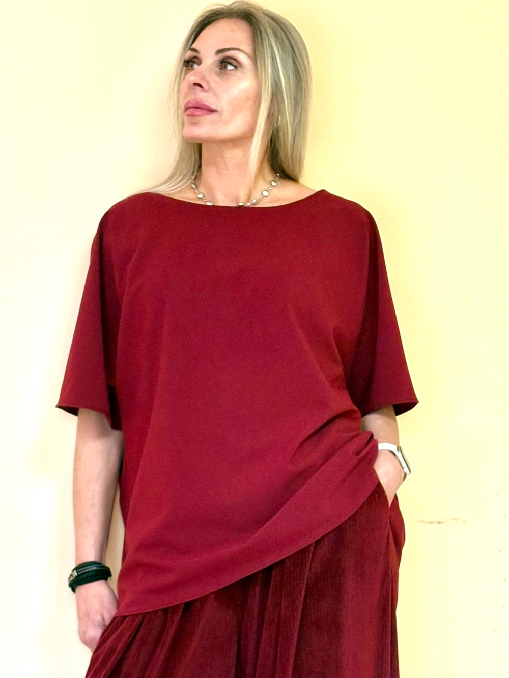 Блуза / Бордо