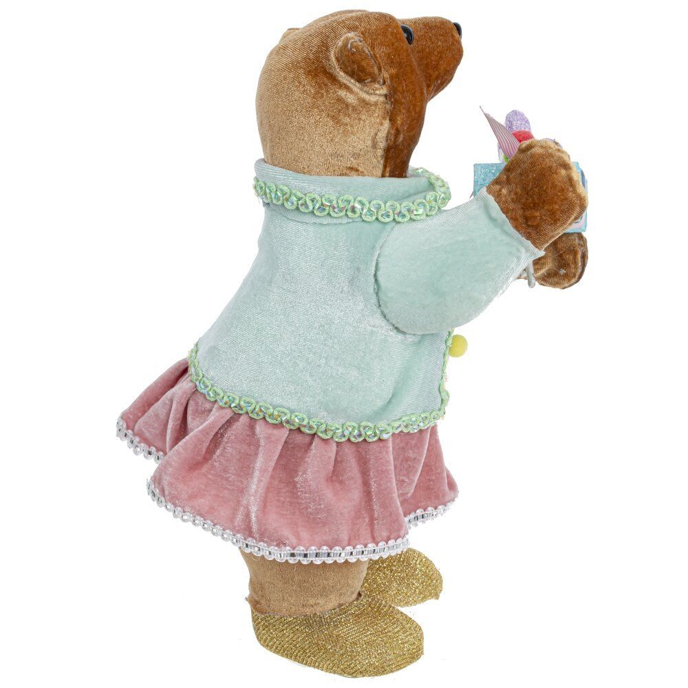 GAEM Украшение новогоднее "Медвежонок", L12 W17 H30 см, 2в.