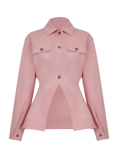 Куртка джинсовая "Safari", пудровый