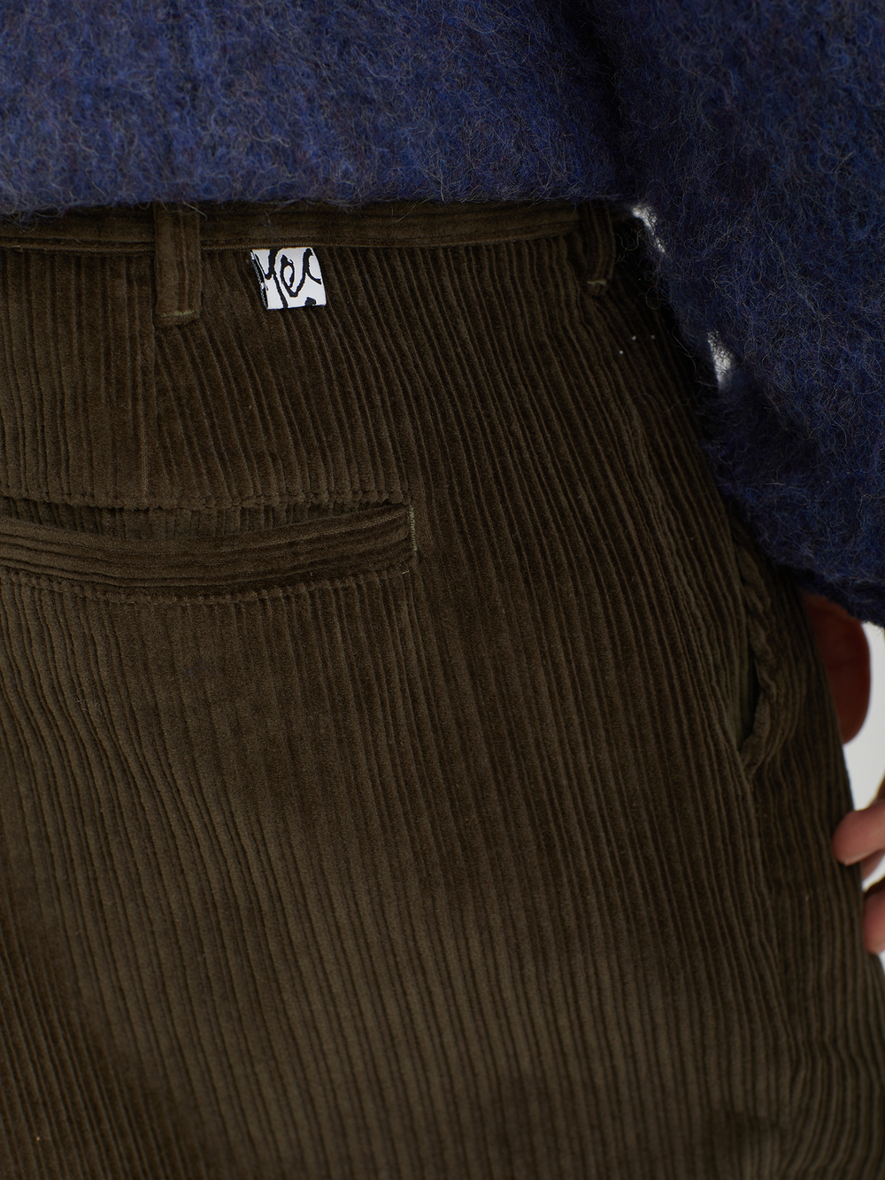 Мужские Брюки Cord Tucked