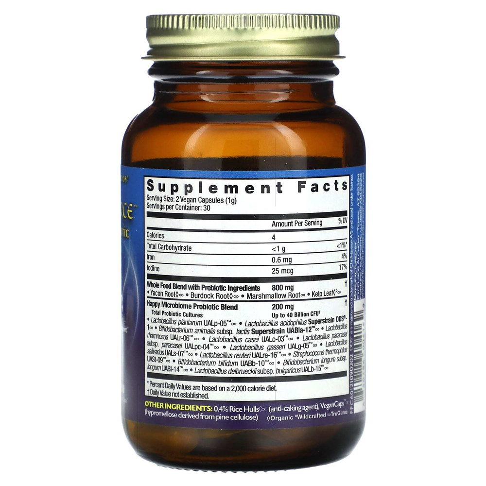 HealthForce Superfoods, Friendly Force™, усовершенствованный пробиотик, 60 веганских капсул