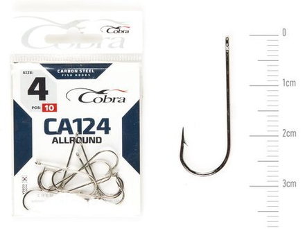Крючки Cobra Allround ROUND сер. CA124 разм. 004 10шт.