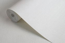 Обои бумажные однотонные белые без подгона 53 см