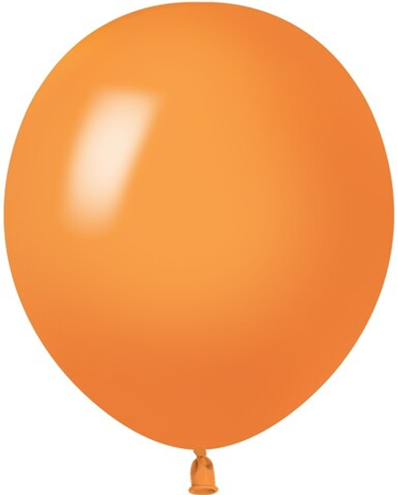 Шар (18""/46 см) Оранжевый, пастель, 1 шт.