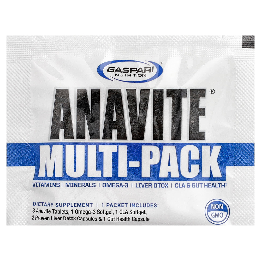 Gaspari Nutrition, Anavite®, мультивитаминный комплекс, 30 пакетиков