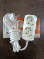 Удлинитель 2 гнезда 2 м с/з VIKO Leylak