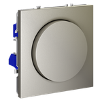 Светорегулятор встраиваемый VOLTUM S70 поворотно-нажимной 600 Вт, (шелк)