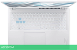 Ноутбук Acer Nitro Lite 16 Core i7 13620H 16Gb SSD512Gb NVIDIA GeForce RTX4050 6Gb 16" IPS WUXGA (1920x1200) без ОС white WiFi BT Cam (NH.D26CD.002)