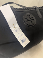 Сумка Tory Burch Marion Nylon Tote из нейлона East West черная