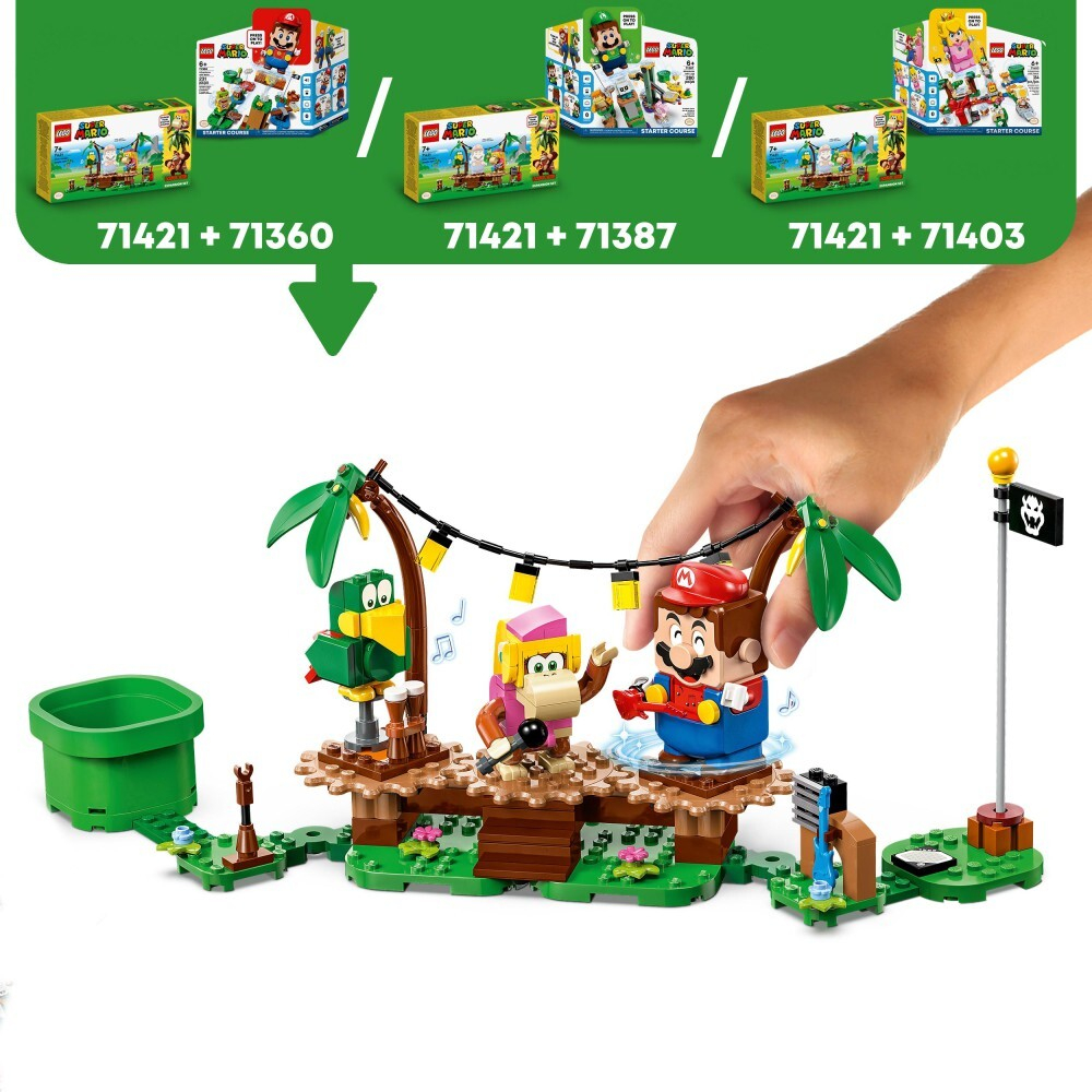 LEGO Super Mario — Концерт Дикси Конг в джунглях — дополнительный набор 71421 / артикул   71421  / GTIN 5702017415734