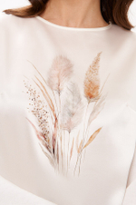 23373 Блузка женская (молочный)