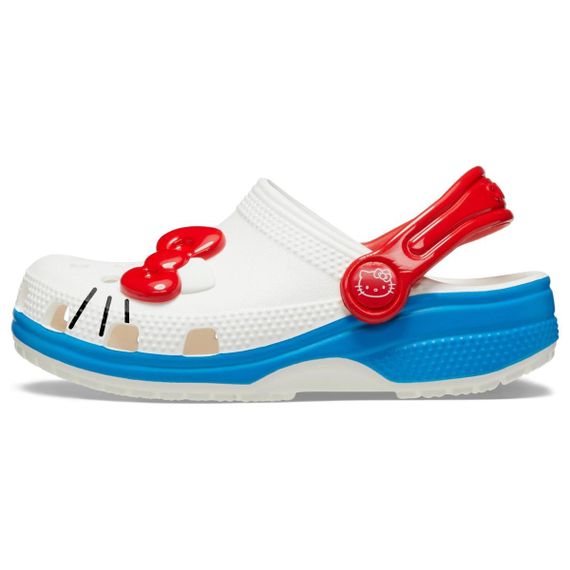 Crocs Classic Clog 'White Red Blue'
