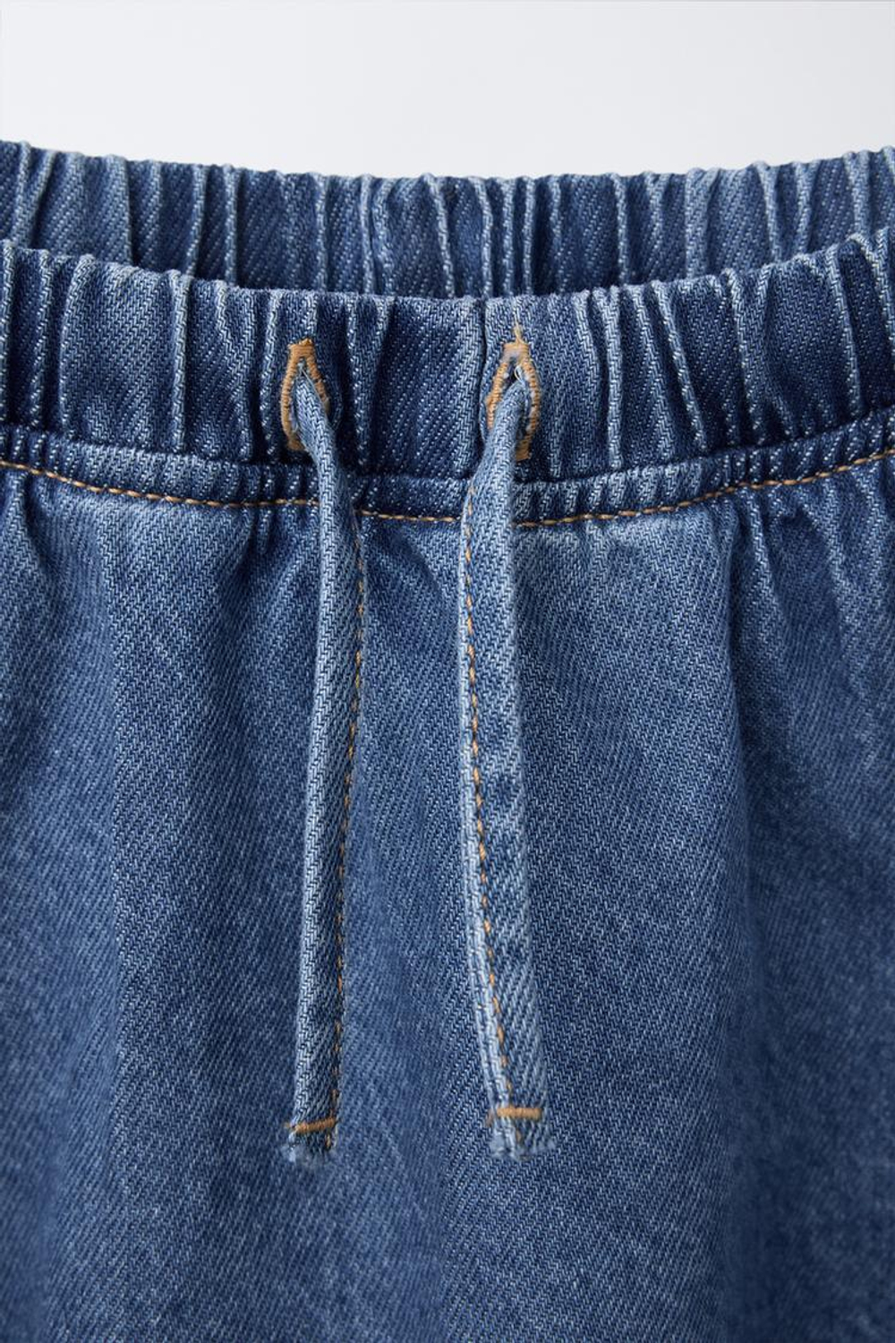 ZARA ЮБКА-ШОРТЫ SKATER, СИНИЙ