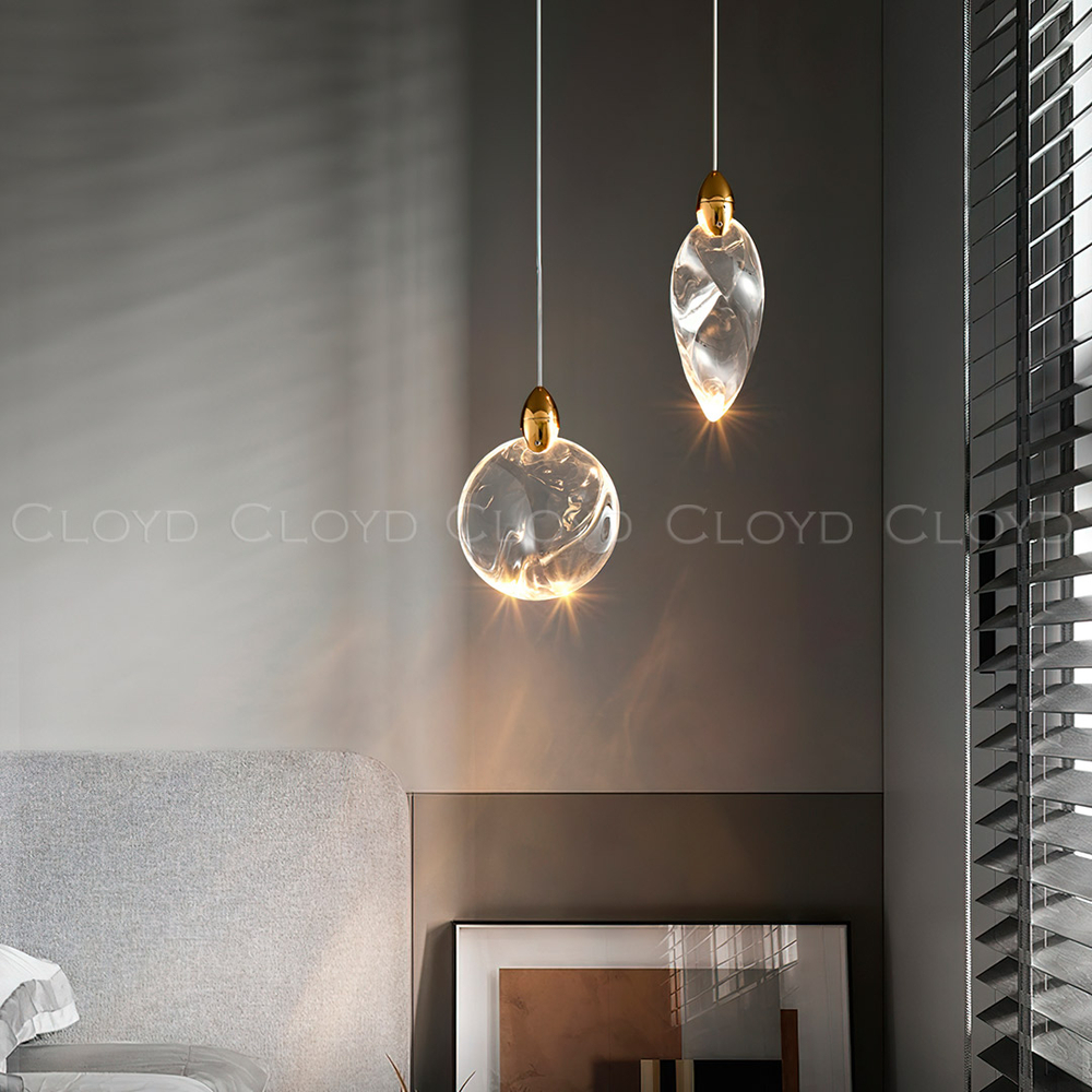 Подвесной светильник Cloyd GLOCK-C P2 / Ø20 см - золото (арт.11625)