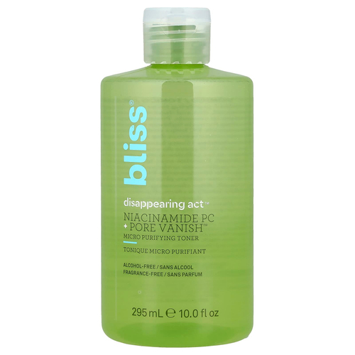 Bliss, Очищающий тоник Disappearing Act с ниацинамидом, 295 мл (10 жидк. Унций)