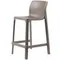 Полубарный стул Net Stool Mini коричневый | Nardi | Италия