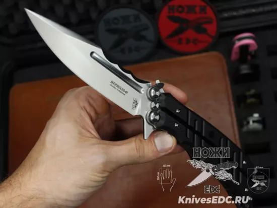 Нож многофункциональный НОКС Вервольф сталь 440C, рукоять G10