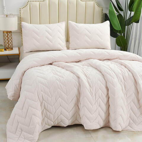 Покрывало 160х220 и наволочка 50х70 Sofi De MarkO Робби кремовое