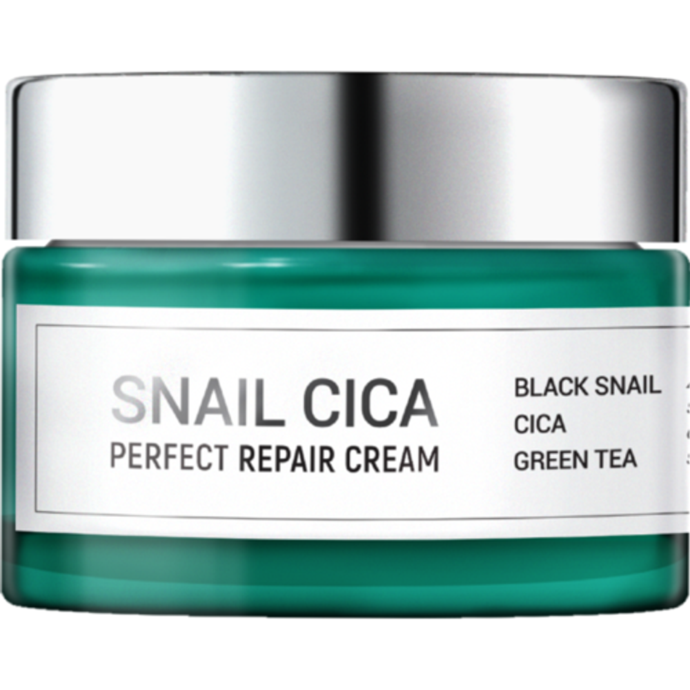 Esthetic House Крем для лица с муцином улитки и центеллой - Snail cica perfect repair cream, 50мл