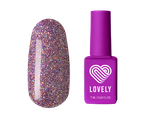 Гель-лак со светоотражающими частицами Lovely, коллекция "Jewel", оттенок радужного аметиста, 7 ml
