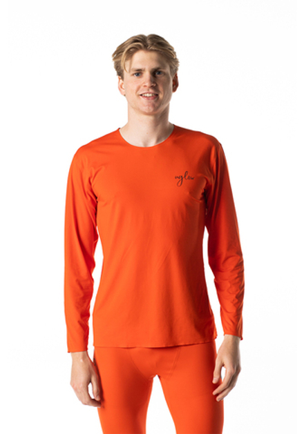 ЛОНГСЛИВ УТЕПЛЕННЫЙ МУЖСКОЙ WARM LONG SLEEVE TEE | TANGERINE