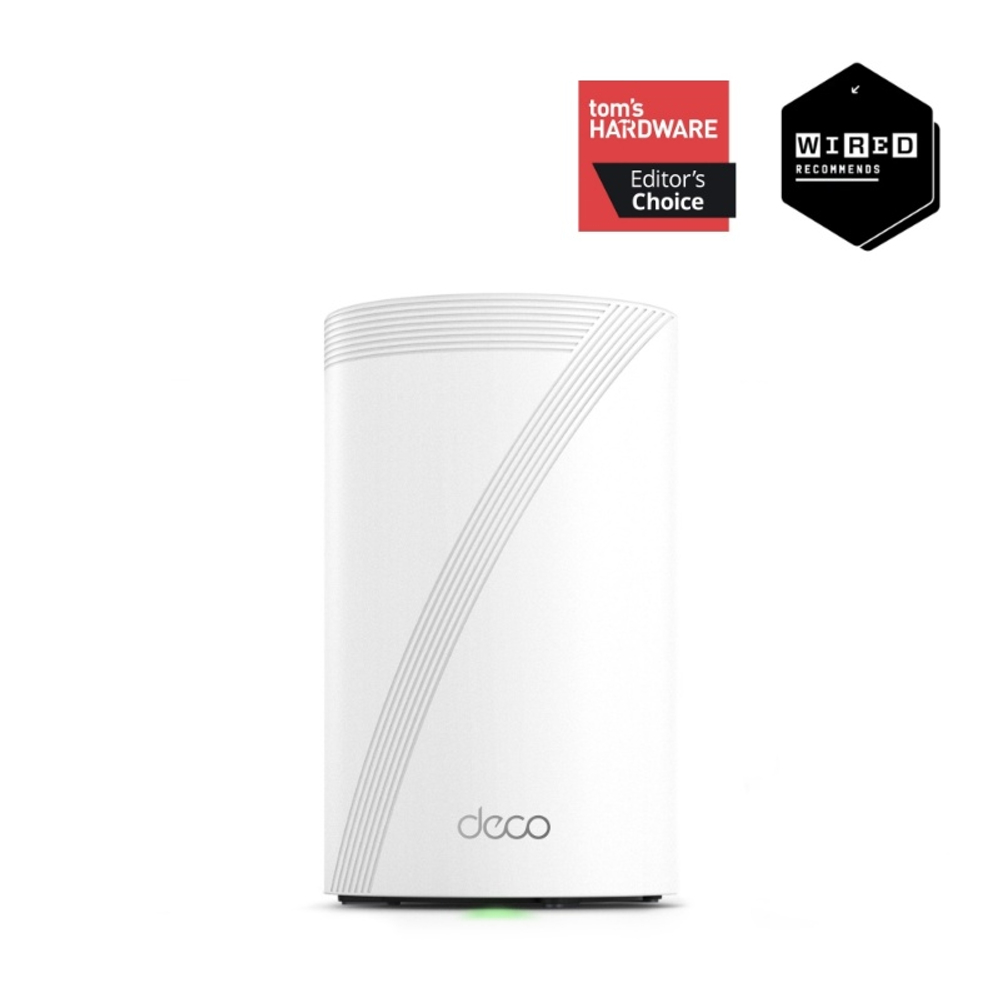 TP-Link Deco BE68 (1-pack) BE14000 Трехдиапазонная домашняя Mesh-система Wi-Fi 7