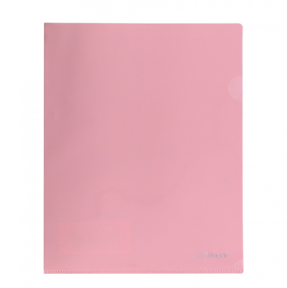 Папка-уголок Alingar, A4, 220х310 мм, 180 мкм. непрозрачная, глянец, ассорти, "Macarons"