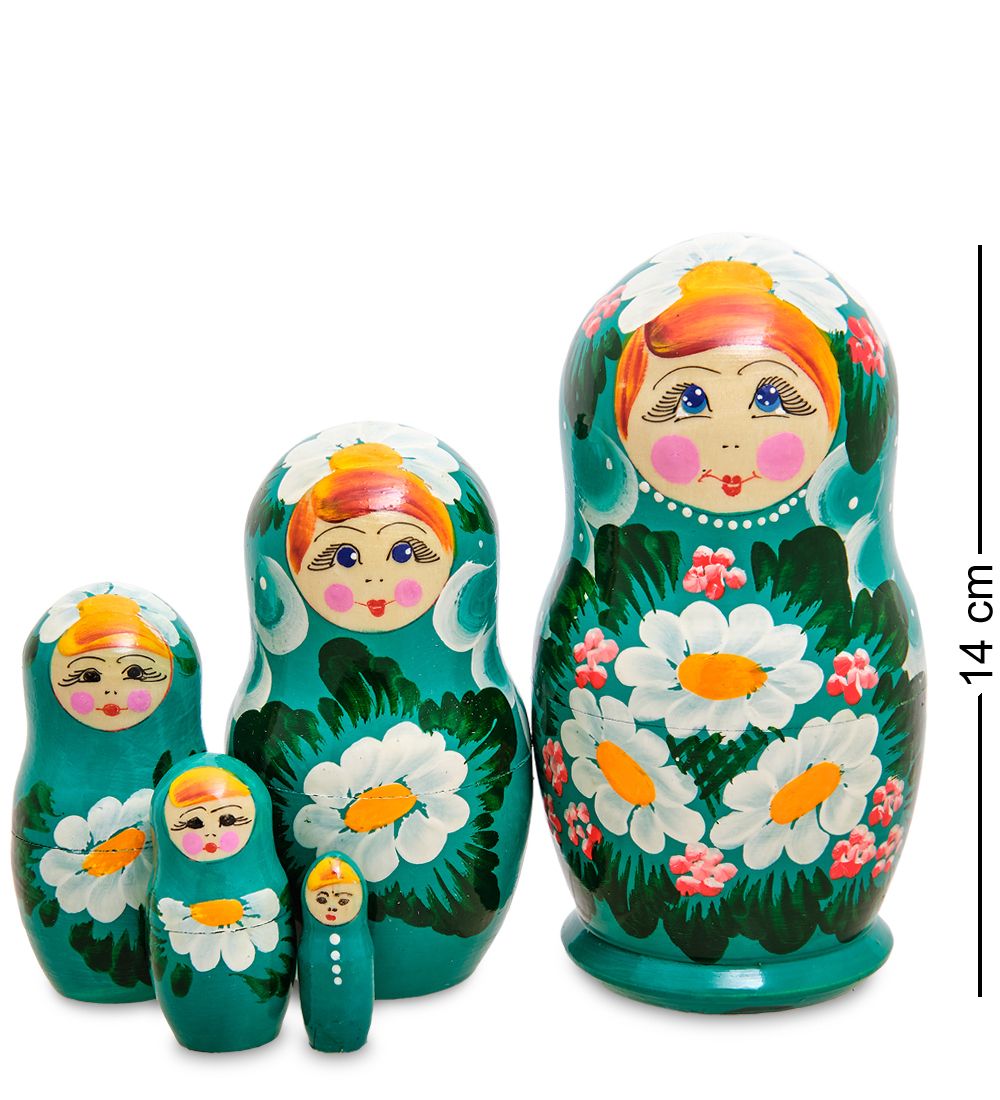 Народные промыслы МР-27/12-B Матрешка 5м «Настена в ромашках»