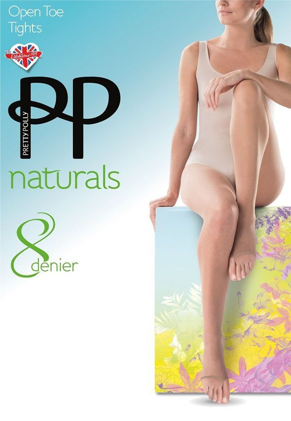 Колготки под босоножки с открытыми пальчиками (Размер: M-L) (Цвет: телесный)