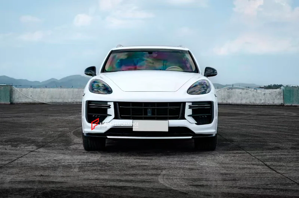 Передний бампер и LED фары в стиле E3 9YA 2023+ для PORSCHE CAYENNE E2 92A 2010–2014