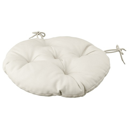 IKEA KUDDARNA  (ИКЕА КУДДАРНА)  -  Подушка для кресла, сад, светло-серо-бежевый, 35 см