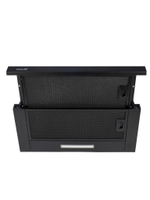Кухонная вытяжка MACBI встраиваемая MTF 60-3-Fblack 800м3/ч Черная/черный фильтр (планка: акрил)
