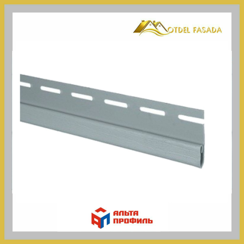Планка финишная  Альта профиль Т-14 Светло-серый 3м