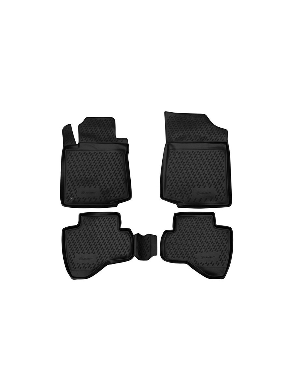 Коврики в салон для CITROEN C1 2010-, 4 шт. (полиуретан) CARCRN00033