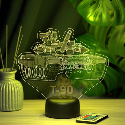 Светильник "Танк Т-90"