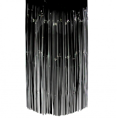 Занавес Дождик Премиум Черный 1м х 2м