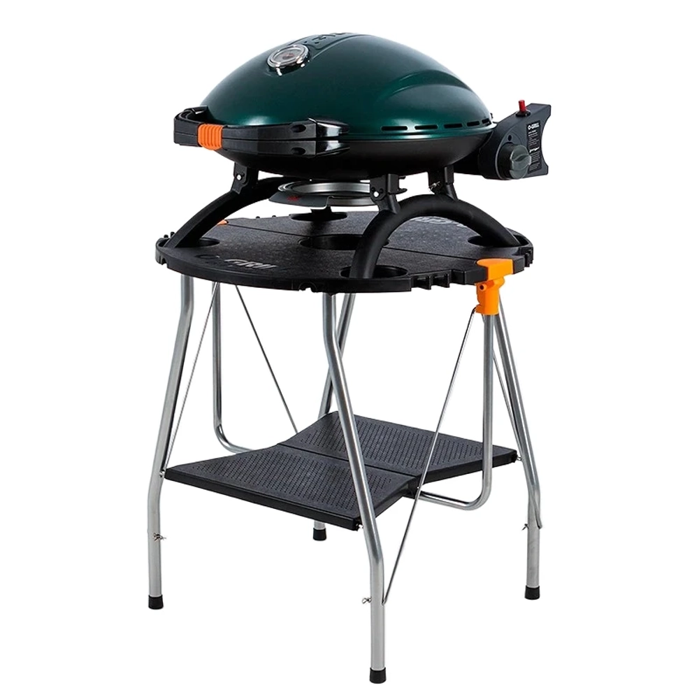 O-Grill 900MT bicolor газовый гриль BLACK- GREEN 900MT_GREEN