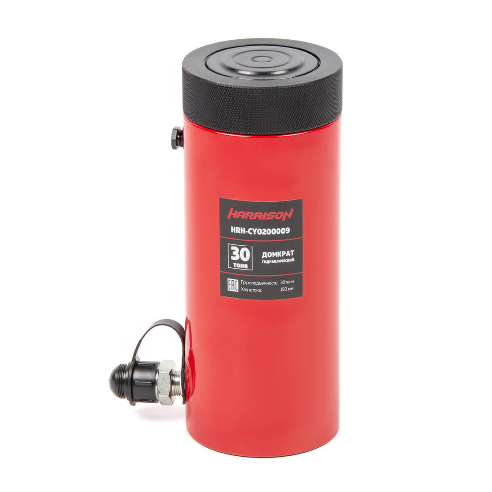 HRH-CY0200009 Домкрат гидравлический, однополостной, с фиксирующей гайкой 30 т, ход 150 мм