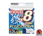 OWNER Шнур Kizuna X8 Broad PE multi color 10м 300м 0,25мм 17,2кг