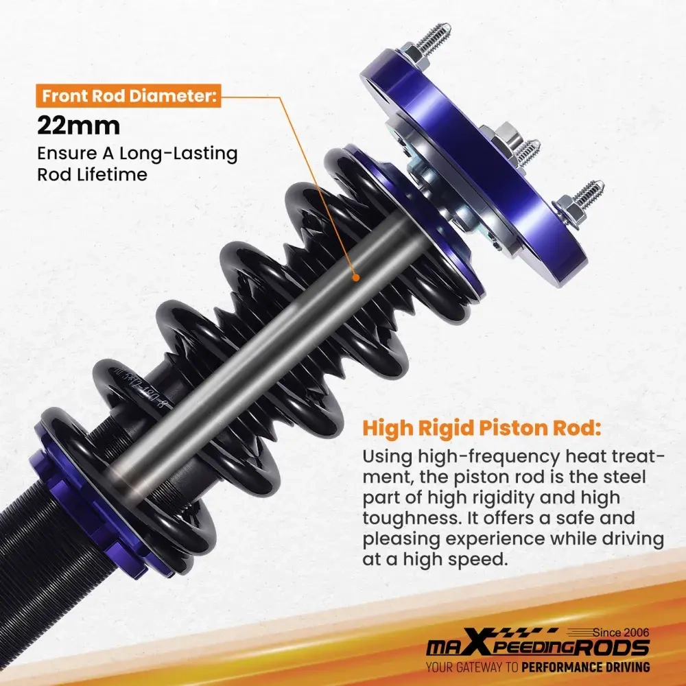 Maxpeedingrods Shock Absorbers Height Adjustble Coilovers Kit подходит для автомобиля BMW E46 3 Series 1998-2005 lowering kit