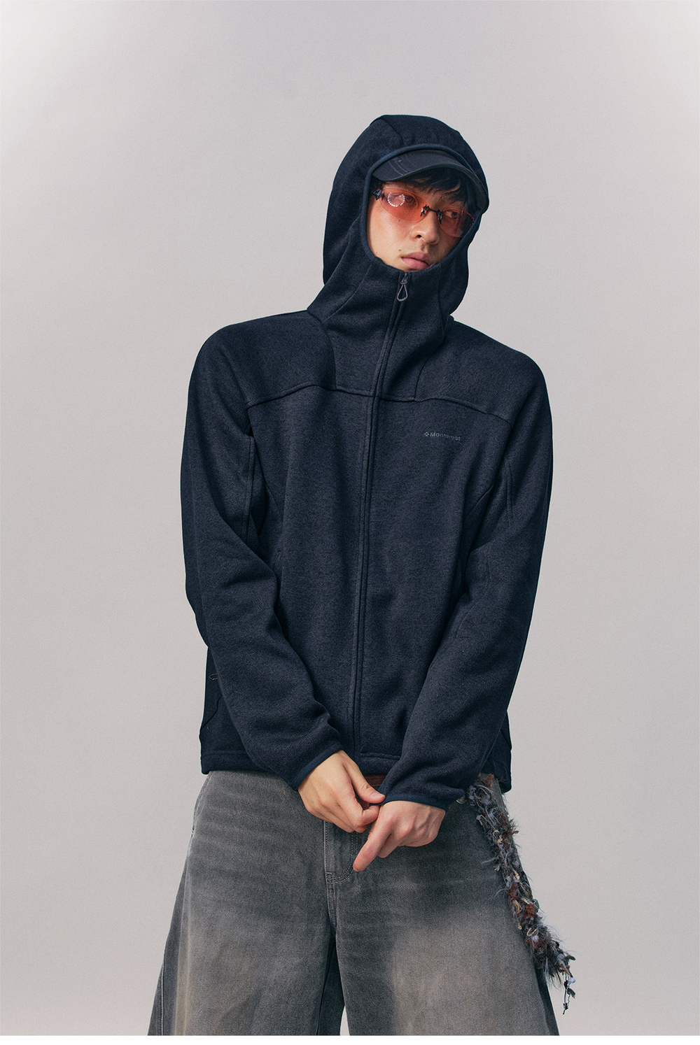 Худи Nothomme Monterest Fleece-Lined синий