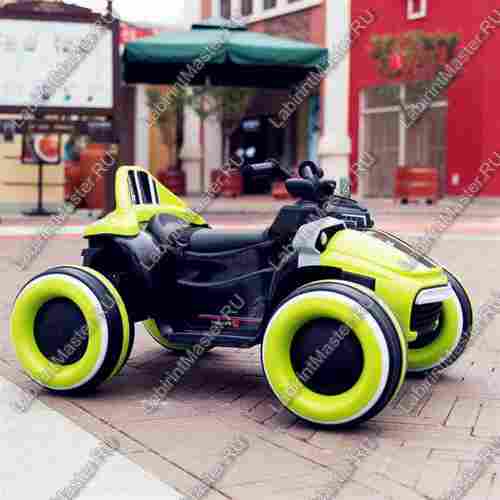 Детский электромобиль  "Rideable" зеленый
