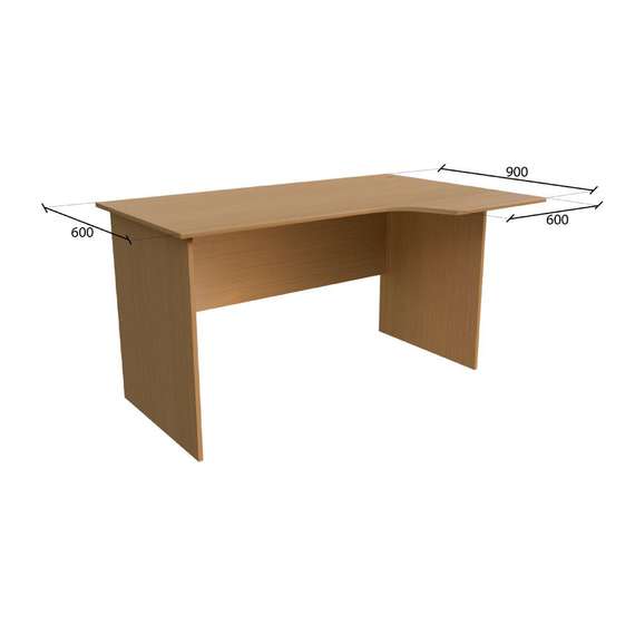 Стол криволинейный СФ251 1400х900х760, бук